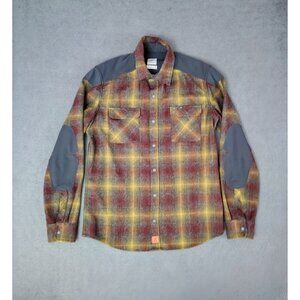 Kitsbow Pendleton Icon Mens (M) Wool Plaid Snap Western Shoulder/Arm Pad Flannel
